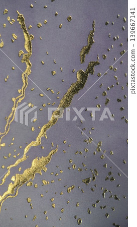 A sophisticated abstract background in blue-gray with gold lines. 139667141