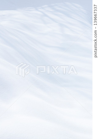Bumpy snow patterns on the Hiruzen Plateau 139667337