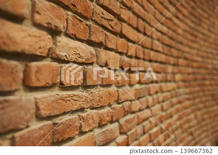 Industrial style brick surface with shadow and focus effects Industrial style brick surface with shadow and focus effects 139667362