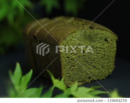 Matcha pound cake Matcha pound cake 139668239