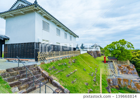 從熊本縣玲北町富岡城主城遺址看到的景色。 從熊本縣玲北町富岡城主城遺址看到的景色。 139668814