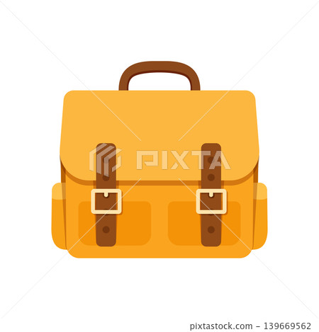 School bag icon in flat style. Children backpack vector illustration on isolated background. Schoolbag sign business concept. School bag icon in flat style. Children backpack vector illustration on isolated background. Schoolbag sign business concept. 139669562