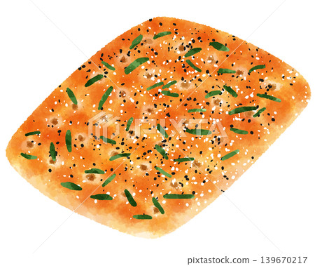 Italian bread: focaccia Italian bread: focaccia 139670217