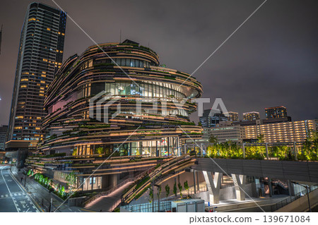 MoN 高輪（文化創作大樓）外型及高輪夜景 [東京港區] 139671084