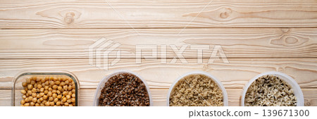 Healthy grains banner meal prep diet Healthy grains banner meal prep diet 139671300