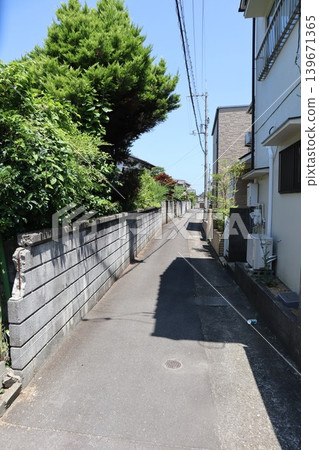 綠樹環繞的住宅巷道(香川縣高松市太田區) 綠樹環繞的住宅巷道(香川縣高松市太田區) 139671365