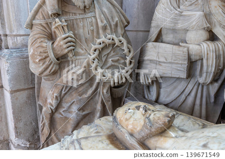 Cathedral Saint Jean, Joigny, Yonne, France, entombment 139671549
