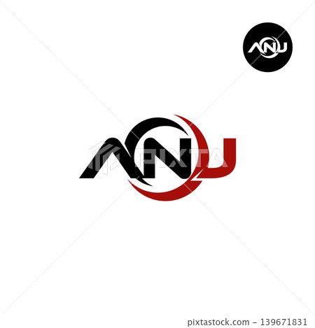 Letter ANJ Logo Design Readymade Initial 139671831