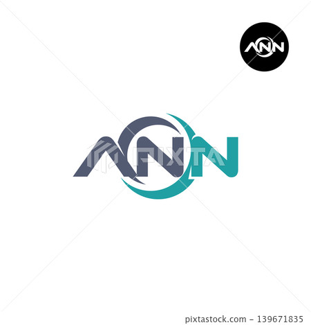 Letter ANN Logo Design Readymade Initial 139671835