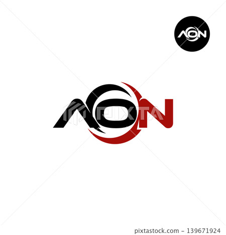 Letter AON Logo Design Readymade Initial Letter AON Logo Design Readymade Initial 139671924