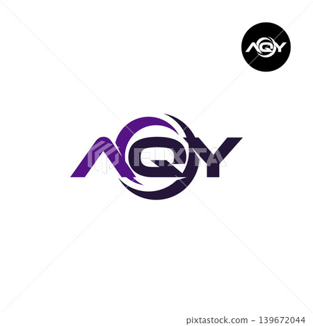 Letter AQY Logo Design Readymade Initial Letter AQY Logo Design Readymade Initial 139672044