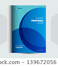 Corporate Business Proposal cover Design Template 139672056