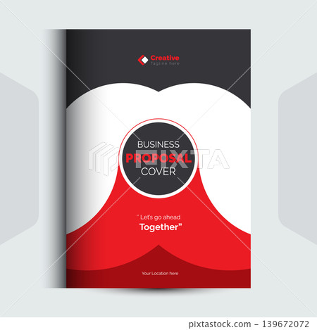Corporate Business Proposal cover Design Template Corporate Business Proposal cover Design Template 139672072