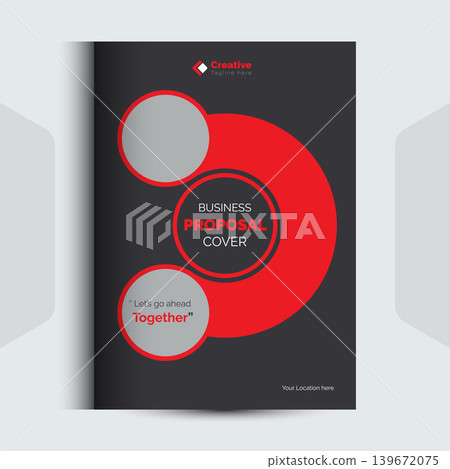 Corporate Business Proposal cover Design Template Corporate Business Proposal cover Design Template 139672075
