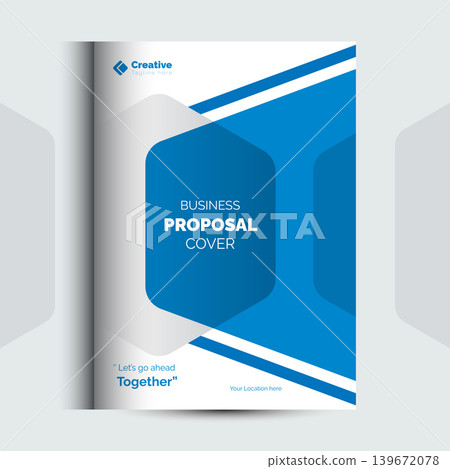 Corporate Business Proposal cover Design Template Corporate Business Proposal cover Design Template 139672078