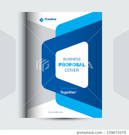 Corporate Business Proposal cover Design Template Corporate Business Proposal cover Design Template 139672079