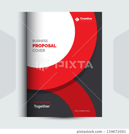 Corporate Business Proposal cover Design Template Corporate Business Proposal cover Design Template 139672081