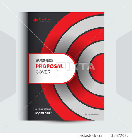 Corporate Business Proposal cover Design Template Corporate Business Proposal cover Design Template 139672082