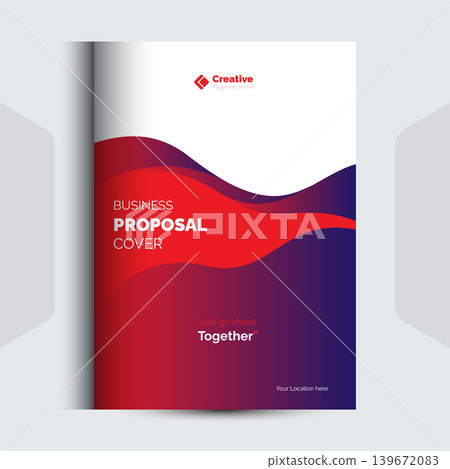 Corporate Business Proposal cover Design Template Corporate Business Proposal cover Design Template 139672083