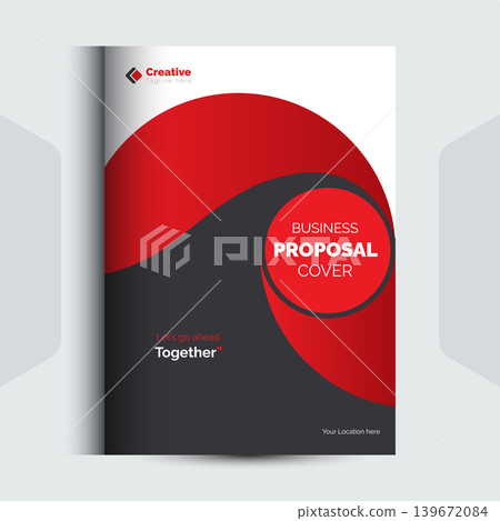 Corporate Business Proposal cover Design Template Corporate Business Proposal cover Design Template 139672084