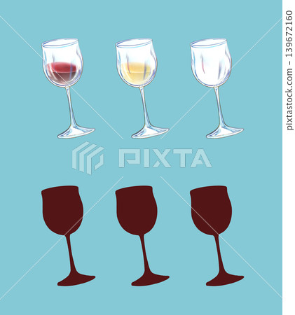 Wine glass set Wine glass set 139672160