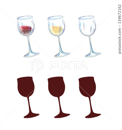 Wine glass set Wine glass set 139672162