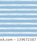 Blue watercolor horizontal stripe seamless pattern on a dark blue background. Hand painted texture. Great for packaging, textile and clean nautical or baby-themed designs. 139672387