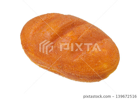 loaf-shaped cookies isolated on a white background. loaf-shaped cookies isolated on a white background. 139672516
