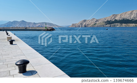 Coastal View from Baska Pier 139674666