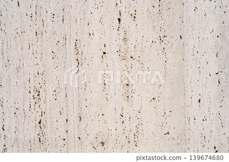 Rough Natural Travertine Stone Wall Texture 139674680