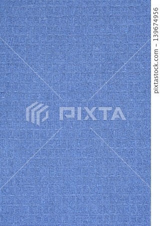 Blue Waffle Weave Fabric Texture 139674956