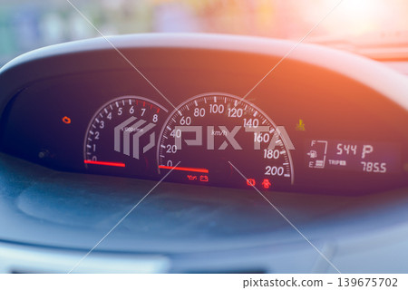 car, speedometer, meter 139675702