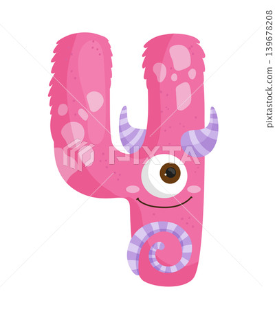 Pink Monster Number 4 Pink Monster Number 4 139678208