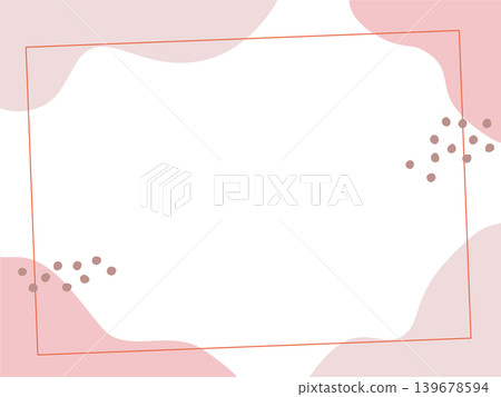 Abstract geometric frame illustration material Abstract geometric frame illustration material 139678594