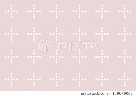 Hand-drawn dot cross pattern (pink background) - background material Hand-drawn dot cross pattern (pink background) - background material 139679002