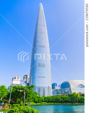 Seoul in Spring: Lotte World Tower Seoul in Spring: Lotte World Tower 139679560