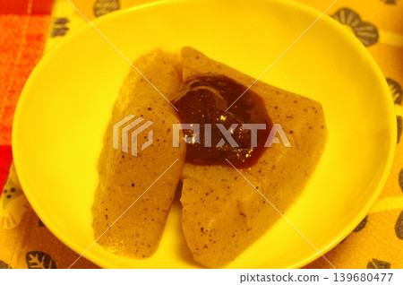Delicious konjac with miso glaze Delicious konjac with miso glaze 139680477