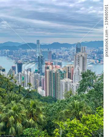 A spectacular view from Victoria Peak in Hong Kong A spectacular view from Victoria Peak in Hong Kong 139680501