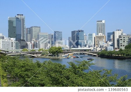 從天滿橋「川之站八軒屋」眺望的景色 139680563