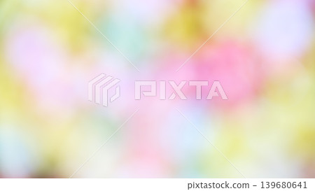 Colorful lights create a vibrant background during an event in the city on a warm evening 139680641