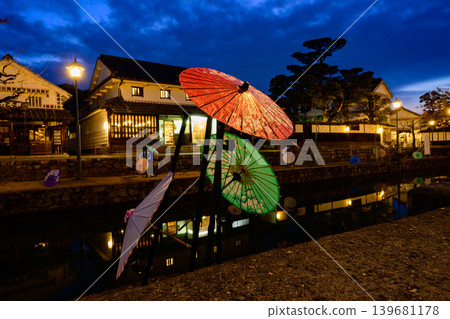 Kurashiki Aichi district early in the morning 139681178