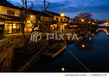 Kurashiki Aichi district early in the morning Kurashiki Aichi district early in the morning 139681179