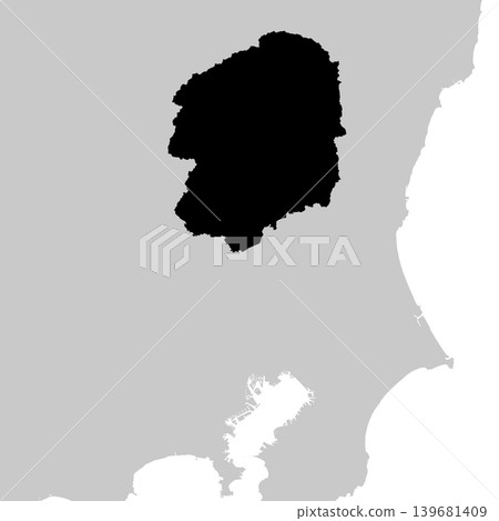 Vector illustration map of Japan: Tochigi prefecture map Vector illustration map of Japan: Tochigi prefecture map 139681409