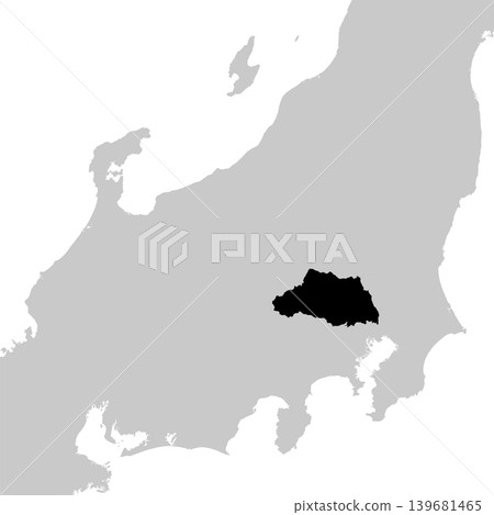 Vector illustration map of Japan: Saitama prefecture map Vector illustration map of Japan: Saitama prefecture map 139681465