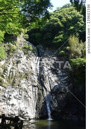 Nunobiki Falls and lush greenery: A healing landscape of Kobe's natural scenic spots. Nunobiki Falls and lush greenery: A healing landscape of Kobe's natural scenic spots. 139681596