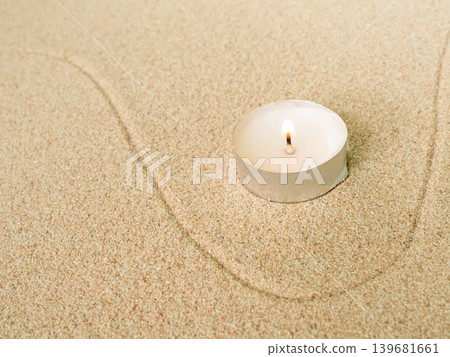 Zen Garden Sand Background Japanese Balance Meditation Relax Buddhism Spirituality, Pattern Line Wave Mandala Mockup Spa Vacation Yoga Lifestyle Natural Desert Summer, Texture Desert,Aroma Therapy. Zen Garden Sand Background Japanese Balance Meditation Relax Buddhism Spirituality, Pattern Line Wave Mandala Mockup Spa Vacation Yoga Lifestyle Natural Desert Summer, Texture Desert,Aroma Therapy. 139681661