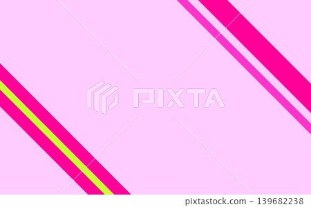 Geometric pattern frame, striped, pink 139682238