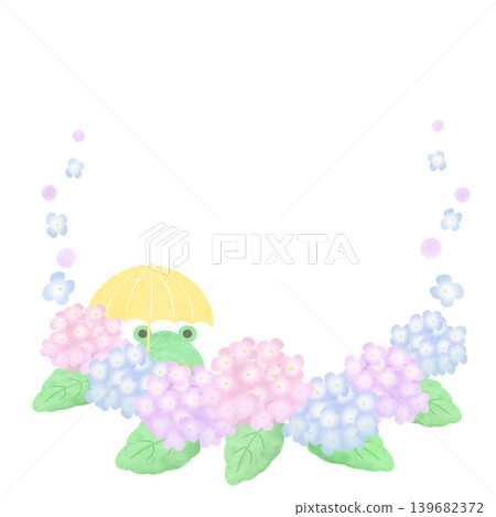 Rainy season frame: Changing umbrellas Rainy season frame: Changing umbrellas 139682372