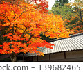 A peaceful collection of Japanese autumn landscapes featuring colorful maple trees, traditional temples, bamboo forests, and serene garden paths. These images capture the calm beauty of nature, warm 139682465