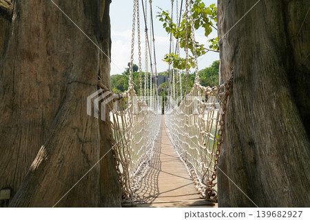 Hanging Bridge View from Two Trees at Sentosa Island Hanging Bridge View from Two Trees at Sentosa Island 139682927